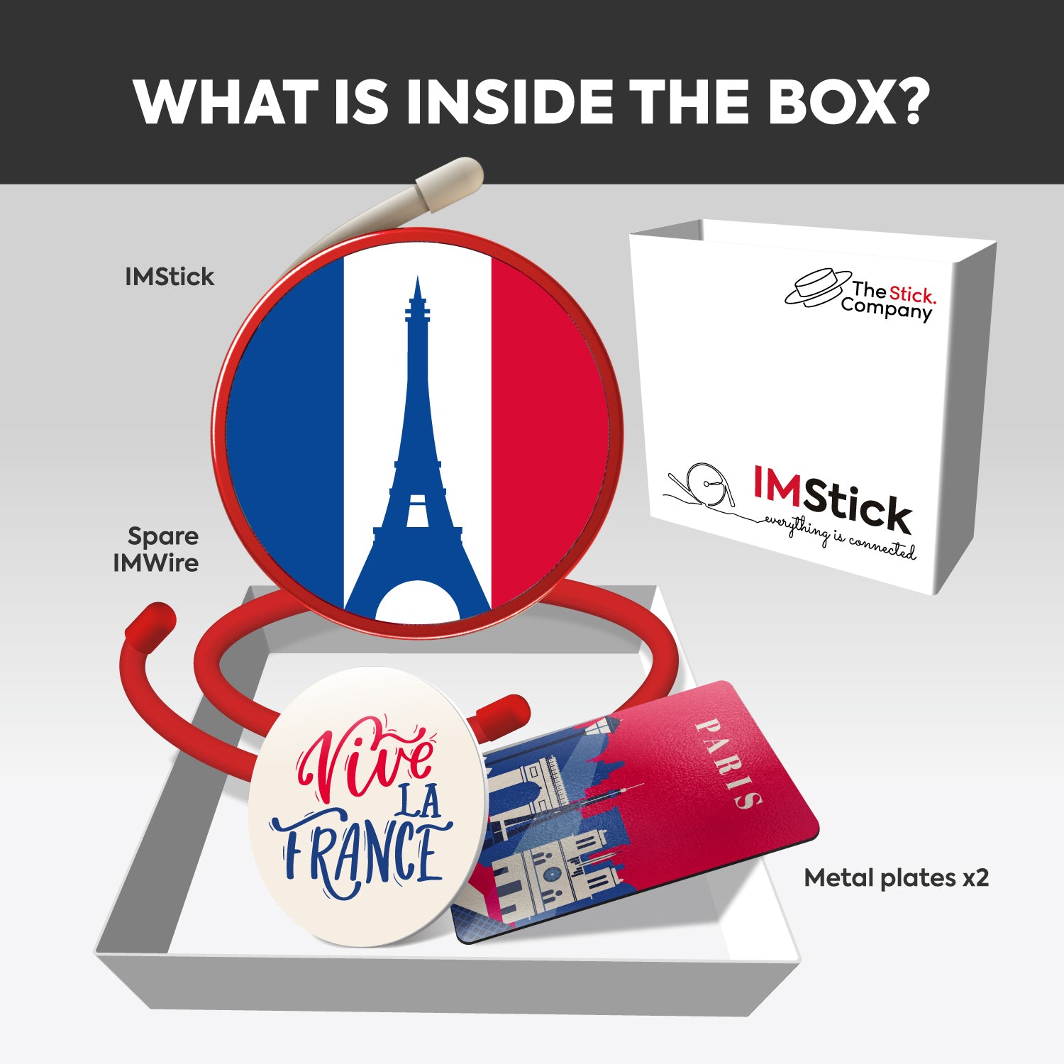 IMStick Flags Vive La France